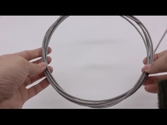 7X7 স্টেইনলেস স্টীল তারের দড়ি অদৃশ্য সুরক্ষা নেট জন্য ব্যালকনি এবং উইন্ডোজ