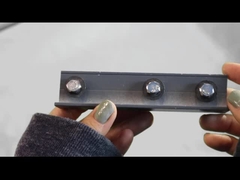 অদৃশ্য গ্রিলে অ্যালুমিনিয়াম রেল ট্র্যাক