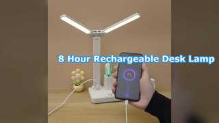 রিচার্জেবল LED ডেস্ক ল্যাম্প টাচ কন্ট্রোল 8 ঘন্টা ব্যাটারি
