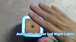 স্বয়ংক্রিয় আনয়ন LED নাইট লাইট বেডসাইড এনার্জি সেভিং ল্যাম্প মাল্টিকালার নাইট লাইট বেডরুমের জন্য