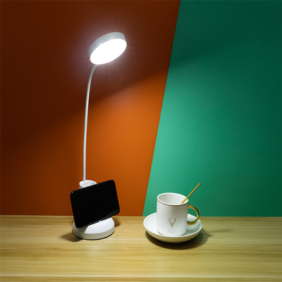 আধুনিক 5W LED টেবিল ল্যাম্প 3500K থেকে 6500K পর্যন্ত রঙের তাপমাত্রা সামঞ্জস্যযোগ্য