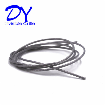 নাইলন লেপ নিরাপত্তা সঙ্গে 316 তারের 2.0mm অদৃশ্য ব্যালকনি ঢাল