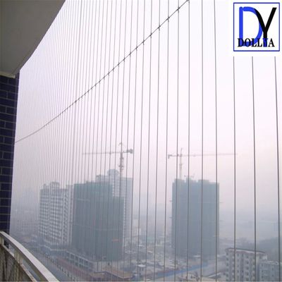 সহজ অগ্নিকাণ্ডের জন্য 5 সেন্টিমিটার তারের ব্যবধান সহ 316 স্টেইনলেস স্টিলের অদৃশ্য গ্রিল