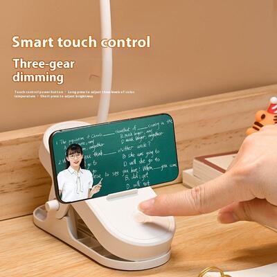 অফিস ডেস্ক, স্টাডি ডেস্ক, বেডরুম বেডসাইড টেবিল ল্যাম্প ইউএসবি-সি চার্জিং পোর্ট এবং এসি সকেট সহ 3-ওয়ে ডিমমেবল টাচ ল্যাম্প