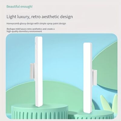 3500-6500K কালার টেম্পারেচার এলইডি টেবিল ল্যাম্প, রেটেড ভোল্টেজ 5V 1A সহ, যা টাস্ক লাইটিং, পড়া এবং সজ্জার জন্য আদর্শ