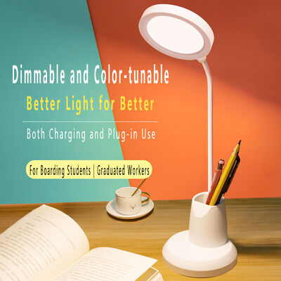 আধুনিক সিম্পল পেন হোল্ডার ডেস্ক ল্যাম্প এলইডি রিচার্জেবল প্লাগ-ইন চোখ সুরক্ষা স্টাডি ল্যাম্প কলেজ ছাত্রাবাস পঠন ল্যাম্প স্পর্শ