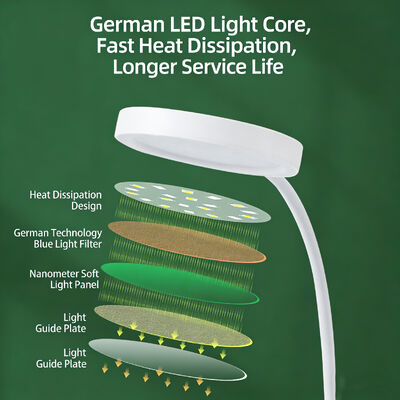 আধুনিক সিম্পল পেন হোল্ডার ডেস্ক ল্যাম্প এলইডি রিচার্জেবল প্লাগ-ইন চোখ সুরক্ষা স্টাডি ল্যাম্প কলেজ ছাত্রাবাস পঠন ল্যাম্প স্পর্শ