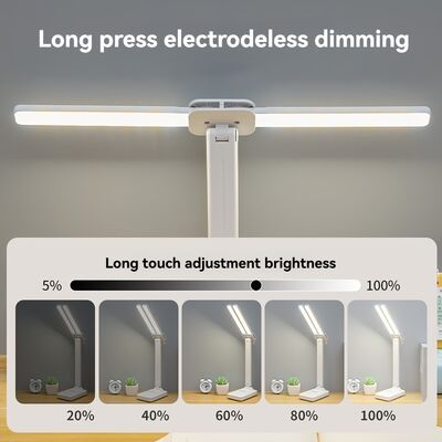 Three-level Brightness Adjustment LED Table Lamp Providing Lighting Solution for Work Study and Relaxation Environments