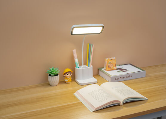 ইউএসবি প্লাগ-ইন সহ নর্ডিক এলইডি টেবিল ল্যাম্প আধুনিক ডিজাইনের বইয়ের আলো নাইট স্টাডি হোম স্পেশাল গিফট ডেস্ক ল্যাম্প পায়ের পাতার মোজাবিশেষ কলম ধারক