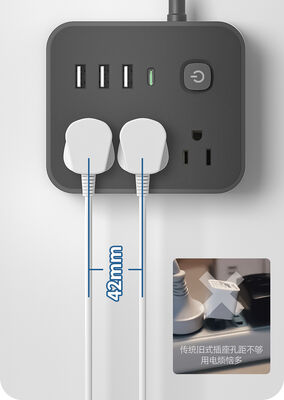 পোর্টেবল পাওয়ার সকেট ইনপুট ভোল্টেজ 100240V এসি স্ট্যান্ডার্ড