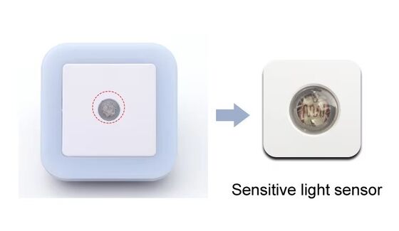 সেন্সর নেতৃত্বাধীন নাইট লাইট বিছানার পাশে শক্তি সঞ্চয়কারী ল্যাম্প বেডরুমের জন্য বহু রঙের নাইট লাইট