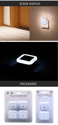 সেন্সর নেতৃত্বাধীন নাইট লাইট বিছানার পাশে শক্তি সঞ্চয়কারী ল্যাম্প বেডরুমের জন্য বহু রঙের নাইট লাইট