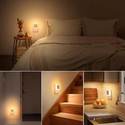 Plug-in LED Night Light Lamp with Smart Sensor Dusk to Dawn Sensor Night Light