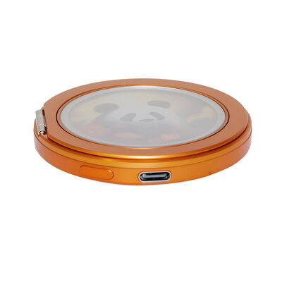 Stainless Steel Hinge CNC Bright Silver Plating Mini Bluetooth Speaker Compact Wireless Sound System