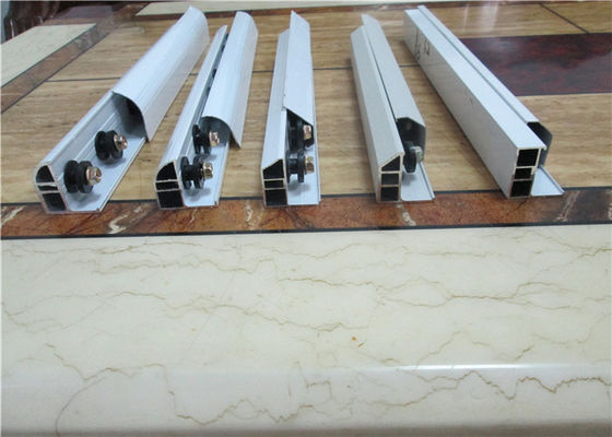 অদৃশ্য সুরক্ষা গ্রিলের জন্য হার্ড লাইন সুরক্ষা অ্যালুমিনিয়াম রেল ট্র্যাক