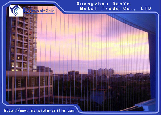 উইন্ডো অদৃশ্য গ্রিলগুলির জন্য স্থির ফ্রেম অ্যালুমিনিয়াম এবং স্টেইনলেস স্টিল ওয়্যার ইনস্টল করুন