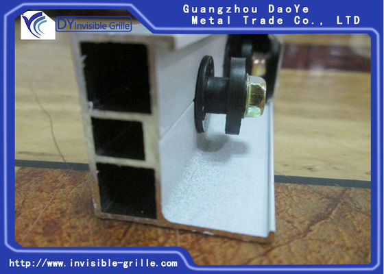 স্থির অ্যালুমিনিয়াম স্লাইডিং রেল, অদৃশ্য গ্রিলস অ্যালুমিনিয়াম ট্র্যাক চ্যানেল