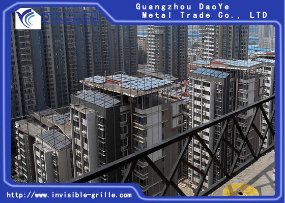 কাস্টম ফায়ার রেটেড অ্যালুমিনিয়াম ওয়্যার সুরক্ষা অদৃশ্য গ্রিল