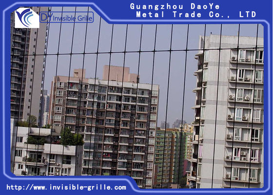 নাইলন লেপ সহ 2 মিমি ওয়্যার সুরক্ষা অদৃশ্য গ্রিল