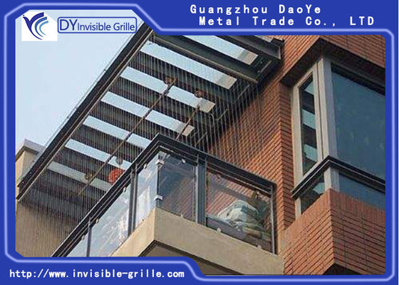 উইন্ডোজ জন্য স্ট্যান্ডার্ড পাউডার লেপ 3 মিমি অদৃশ্য গ্রিল