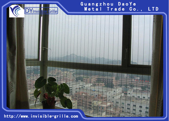 বাচ্চাদের জন্য অ্যান্টি মরিচা সুরক্ষিত ব্যালকনি অদৃশ্য গ্রিল