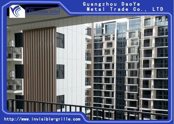 আধুনিক এসএস 316 6 মি / বারান্দার জন্য অদৃশ্য গ্রিল সেট করুন